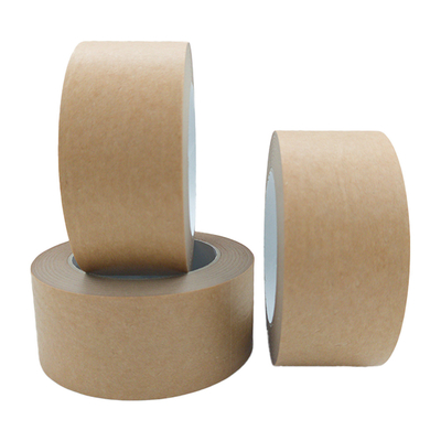 Kích thước tùy chỉnh Biodegradable Brown Writtable Self Adhesion Kraft Paper Packing Tape Để dán kín